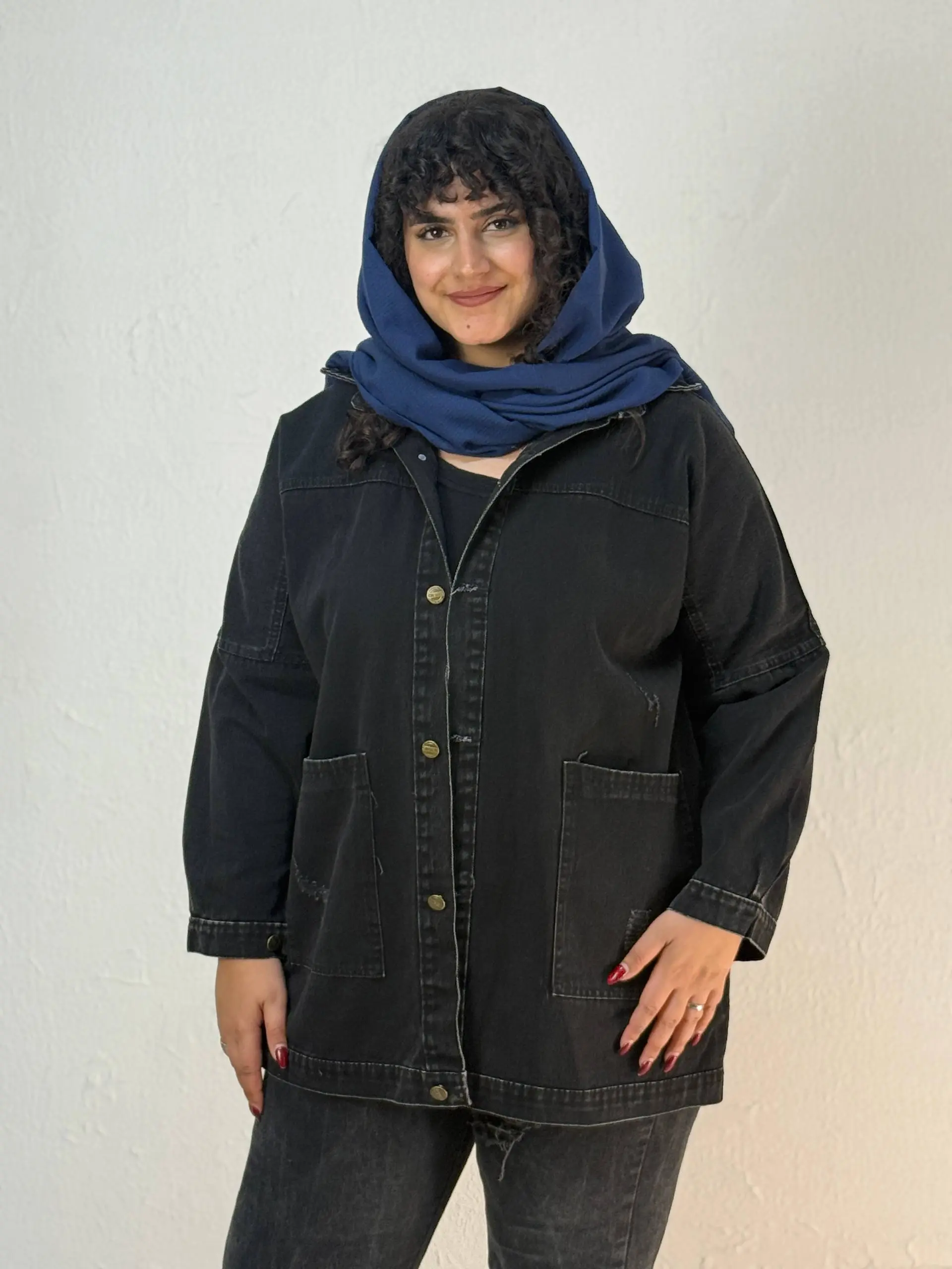 کت جین سایزبزرگ وارداتی